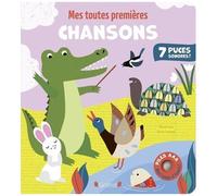 Mes toutes premières chansons Livre sonore et d'éveil avec 7 puces sonores + 2 piles AAA Bébé dès 6 mois
