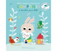 Mes toutes premières comptines sonores à toucher avec bébé - Marie Deloste - Thomas Editions - cartonné - Album éveil dès la naissance