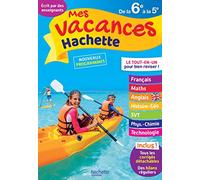 Mes Vacances Hachette - De la 6e à la 5e - Cahier de vacances 2022