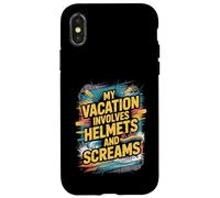 Mes Vacances impliquent des Casques et des cris Coque pour iPhone X/XS