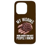 Mes vers Ont Un Travail pourri | Funny Worms Farming Coque pour iPhone 15 Pro