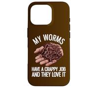 Mes vers Ont Un Travail pourri | Funny Worms Farming Coque pour iPhone 16 Pro