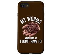 Mes vers travaillent Dur, Donc Je n'ai Pas à m'amuser à Les élever Coque pour iPhone SE (2020) / 7/8