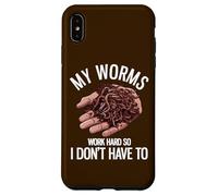 Mes vers travaillent Dur, Donc Je n'ai Pas à m'amuser à Les élever Coque pour iPhone XS Max