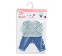 Mes Vêtements De Poupons Corolle Bb30 Pantalon & Marinière Bords De Loire