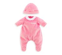 Mes Vêtements De Poupons Corolle Bb30 Pyjama Rose + Bonnet