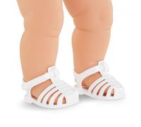 Mes Vêtements De Poupons Corolle Bb36 Sandales Blanches