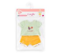 Mes Vêtements De Poupons Corolle Bb36 T-Shirt & Bermuda La Fete Du Potager
