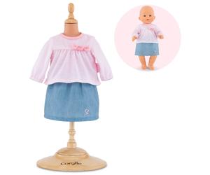 Mes Vêtements De Poupons Corolle BB36 TOP & JUPE