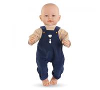 Mes Vêtements De Poupons Corolle Bb42 T-Shirt + Salopette Marine