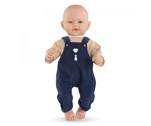 Mes Vêtements De Poupons Corolle Bb42 T-Shirt + Salopette Marine