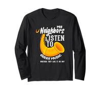 Mes voisins écoutent de la Bonne Musique Saxophone Saxophoniste Manche Longue