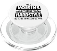 Mes Voisins Écoutent du Hardstyle Musique 150 BPM PopSockets PopGrip pour MagSafe