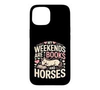 Mes W nds sont des Livres et des Chevaux, Un Joli Poney Coque pour iPhone 15