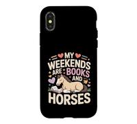 Mes W nds sont des Livres et des Chevaux, Un Joli Poney Coque pour iPhone X/XS