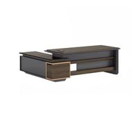 Mesa de Bureau Pour Ordinateur Le bureau du patron est une planche en bois massif simple de style chinois qui peut également être utilisée comme grand bureau d'étude à domicile et comme mobilier de bu