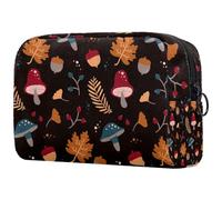Mesa De Trabajo Trousse à cosmétiques pour femme, trousse de toilette de voyage, grande pochette de maquillage pratique avec fermeture éclair, multicolore, 18.5x7.5x13cm/7.3x3x5.1in, Trousse de