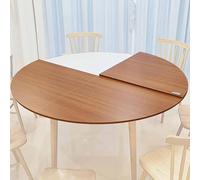Mesa Plegable Multiusos Ajustable Mesa Plegable Redonda de 47 a 79 Pulgadas de diámetro sin Patas Solo tableros de Madera almacallows para el hogar Mesa de Comedor pour Patio de Cocina