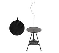 Mesa Plegable Para Camping - Mesa Portátil Y Ligera Para Outdoor | Mesa Plegable Camping Altura Ajustable, Equipo Multifonción Con Funda De Transporte Senderismo, Jardín, Picnic Y Playa