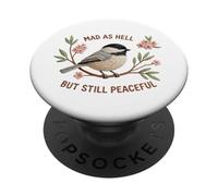 Mésange printanière de Mad As Hell, Une manifestante Pacifique PopSockets PopGrip Adhésif