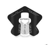 Mesauda MNP Butterfly Nail Forms 250 pz - papiers chablons d'aluminium