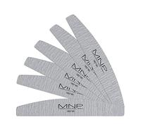 Mesauda MNP Zebra Lot de 6 limes à ongles incurvées 100/180