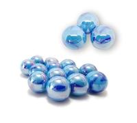 mesbilles - 10 Billes en Verre Chine - 9 Billes et 1 Calot