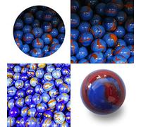 mesbilles - 10 Billes en Verre Dino - 9 Billes et 1 Calot