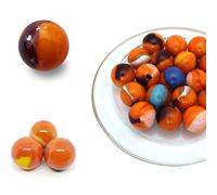 mesbilles - 10 Billes en Verre Lautrec - 9 Billes et 1 Calot