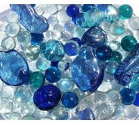 mesbilles - 100 Billes Marine - Sac de Billes en Verre