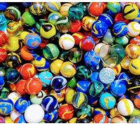mesbilles - 100 Billes Toutes Différentes - Sac de Billes en Verre