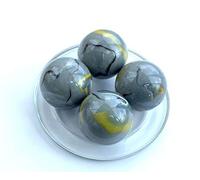 mesbilles - 2 Baleines Billes Jurassique - Bille en Verre 43 mm