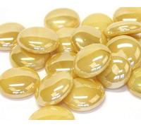 mesbilles - 20 Billes Plates Léonard de Vinci - Bille Forme en Verre 16 mm