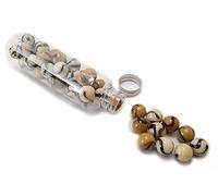 mesbilles - 25 Billes Caramel - Bille en Verre 16 mm