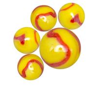 mesbilles - 25 Billes en Verre Dragon : 24 Billes et 1 Calot