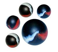 mesbilles - 25 Billes en Verre Pirata : 24 Billes et 1 Calot