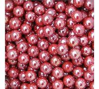 mesbilles - 25 Billes Glossy Rouge - Bille en Verre 16 mm