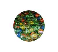 mesbilles - 25 Billes Tornade Froissée - Bille en Verre 16 mm