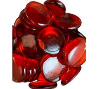 mesbilles 28 Billes Plates de 3 cm 3760296437955 Enfant Rouge FR: Taille Unique (Taille Fabricant: 3 cm)