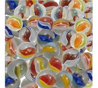 mesbilles 30 Billes en Verre Souvenirs Œil de Chat - Bille en Verre 16 mm