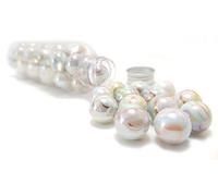 mesbilles 30 Billes Luxe Brillance - Bille en Verre à Collectionner (16 mm, Panaméricain)