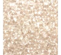 mesbilles - 30 Mini-Galet Cristal - Billes Mini-Bille Plate en Verre 8 mm