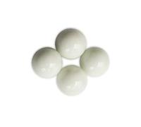 4 Calots Billes Blanc - Bille en Verre 25 mm
