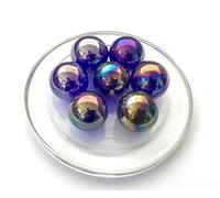 mesbilles - 4 Calots Billes Bleu Nuit - Bille en Verre 25 mm
