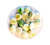 mesbilles - 500 GR Nénuphar 120 Billes Plates - Galet en Verre 20 mm Cailloux en Verre décoratifs
