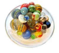 mesbilles - 55 Billes Luxe - Sac de Billes en Verre