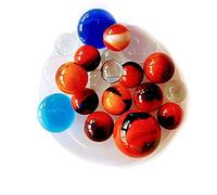 mesbilles - 55 Billes Solar - Sac de Billes en Verre