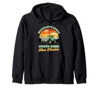 Mescalero Sands South Dune New Mexico Souvenir de voyage rétro Sweat à Capuche