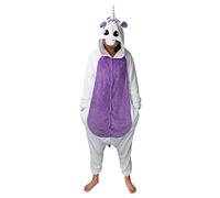 Mescara Pyjamas Licorne Adulte Unisexe Kiguruma Unicorn Cosplay Animaux Nuit de vêtement (L(Hauteur 163-173), Violet)