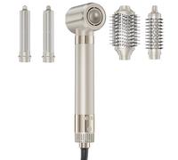 MESCOMB Air Styler 5 en 1 Air Brush Brosse Chauffante Sèche-Cheveux avec Ucleurs Auto-Wrap, Brosse Ovale, Pas de Dommage Thermique, Style Polyvalent pour Tous Types de Cheveux, Offrir des Cadeaux